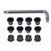  Bolt Kit+ wrench  Black  12pcs (triple) MTB